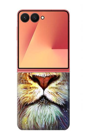 S1354 ライオン Lion Samsung Galaxy Z Flip 7 バックケース、フリップケース・カバー