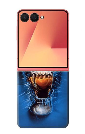S1462 ヴァンパイア 吸血鬼 スカル Vampire Skull Samsung Galaxy Z Flip 7 バックケース、フリップケース・カバー