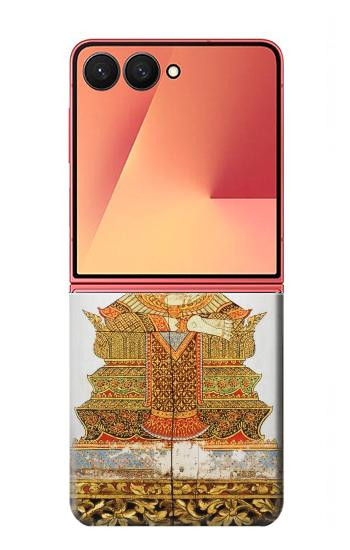 S1511 タイのエメラルド Thai Emerald Art Samsung Galaxy Z Flip 7 バックケース、フリップケース・カバー