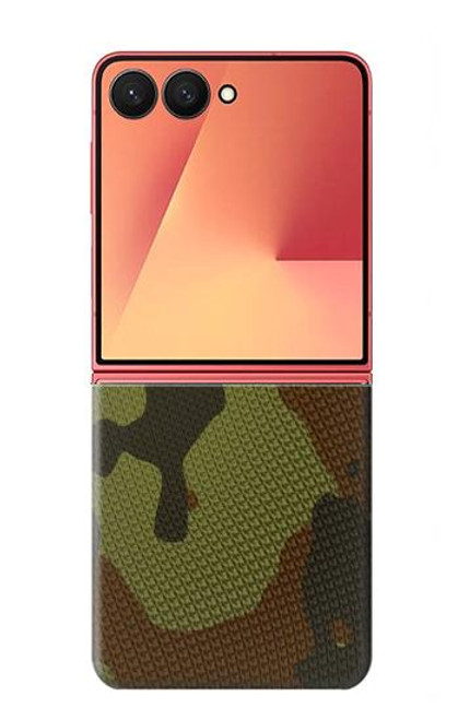 S1602 迷彩 グラフィックプリント Camo Camouflage Graphic Printed Samsung Galaxy Z Flip 7 バックケース、フリップケース・カバー