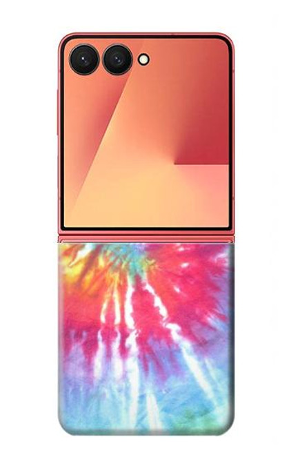 S1697 絞り染め カラフルなグラフィックプリント Tie Dye Colorful Graphic Printed Samsung Galaxy Z Flip 7 バックケース、フリップケース・カバー