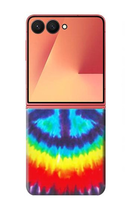 S1870 絞り染め 平和 Tie Dye Peace Samsung Galaxy Z Flip 7 バックケース、フリップケース・カバー