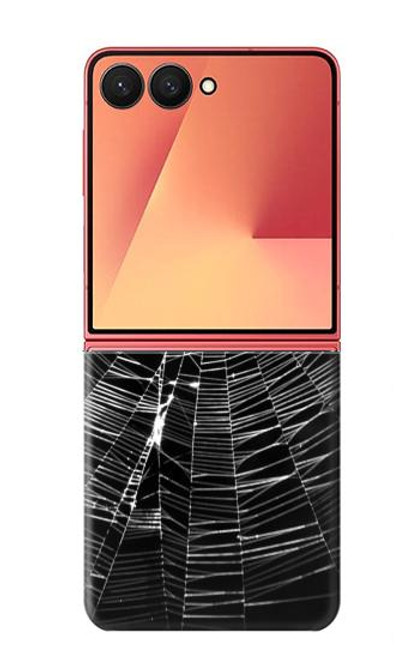 S2224 クモの巣 Spider Web Samsung Galaxy Z Flip 7 バックケース、フリップケース・カバー