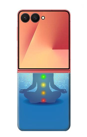S2295 仏オーラチャクラバランシングヒーリング Bhuddha Aura Chakra Balancing Healing Samsung Galaxy Z Flip 7 バックケース、フリップケース・カバー