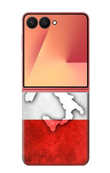S2338 イタリアの国旗 Italy Flag Samsung Galaxy Z Flip 7 バックケース、フリップケース・カバー