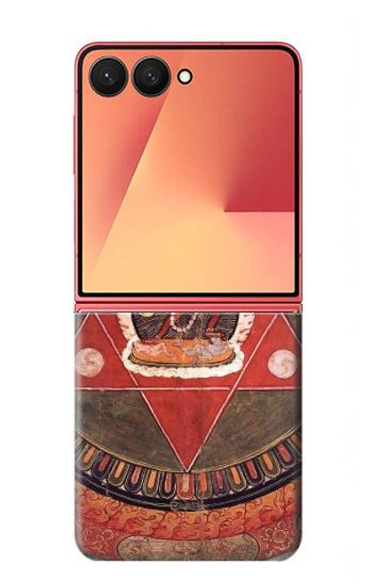 S2464 チベットのマンダラ Tibetan Mandala of the Naropa Tradition Samsung Galaxy Z Flip 7 バックケース、フリップケース・カバー