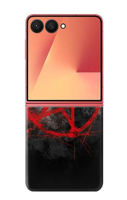 S2557 五芒星 Pentagram Samsung Galaxy Z Flip 7 バックケース、フリップケース・カバー