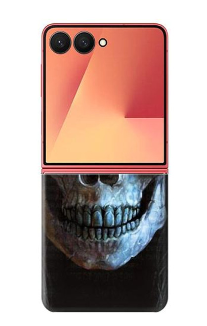 S2585 スカルペンタグラム Evil Death Skull Pentagram Samsung Galaxy Z Flip 7 バックケース、フリップケース・カバー