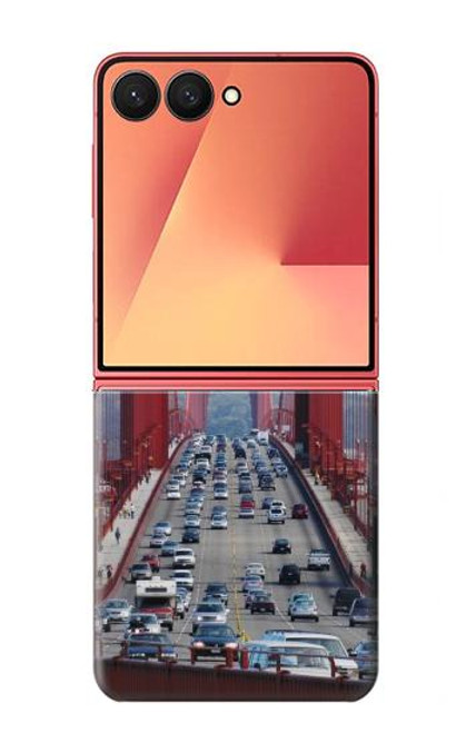 S2637 ゴールデンゲートブリッジ Golden Gate Bridge Samsung Galaxy Z Flip 7 バックケース、フリップケース・カバー