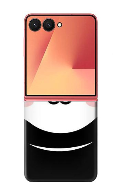 S2662 可愛いパンダ Cute Panda Cartoon Samsung Galaxy Z Flip 7 バックケース、フリップケース・カバー
