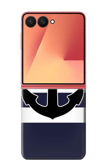 S2758 アンカーネイビー Anchor Navy Samsung Galaxy Z Flip 7 バックケース、フリップケース・カバー