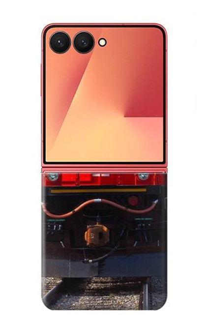 S2774 カナダの列車 Train Canadian National Railway Samsung Galaxy Z Flip 7 バックケース、フリップケース・カバー
