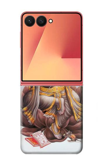 S2820 ヒンズー教神ガネーシャ Hindu God Ganesha Ganapati Vinayaka Samsung Galaxy Z Flip 7 バックケース、フリップケース・カバー