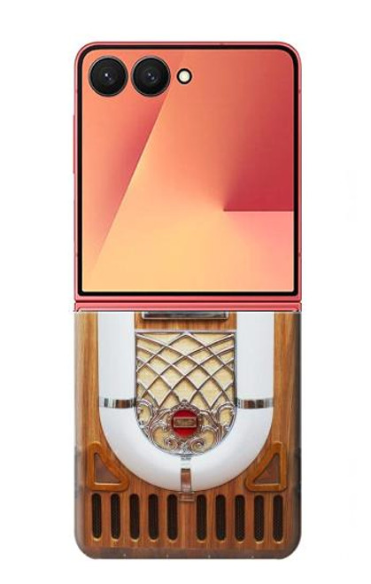 S2853 ジュークボックス - 自動レトロな音楽再生デバイス  Jukebox Music Playing Device Samsung Galaxy Z Flip 7 バックケース、フリップケース・カバー