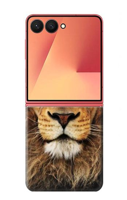 S2870 ライオン Lion King of Beasts Samsung Galaxy Z Flip 7 バックケース、フリップケース・カバー