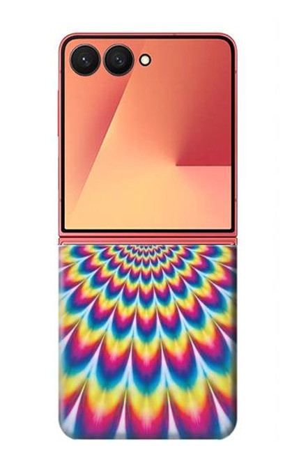 S3162 カラフルなサイケデリック Colorful Psychedelic Samsung Galaxy Z Flip 7 バックケース、フリップケース・カバー