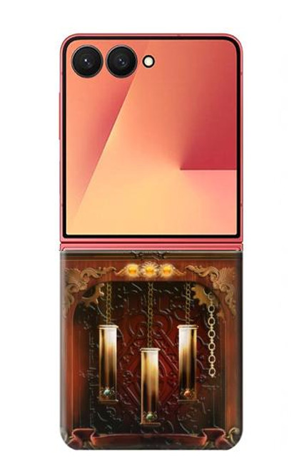 S3174 大きな古時計 Grandfather Clock Samsung Galaxy Z Flip 7 バックケース、フリップケース・カバー