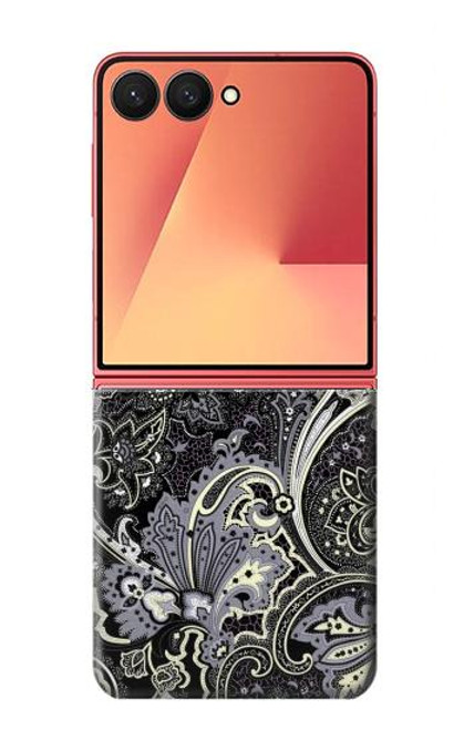 S3251 バティックパターン Batik Flower Pattern Samsung Galaxy Z Flip 7 バックケース、フリップケース・カバー
