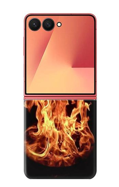 S3379 ファイアーフレーム Fire Frame Samsung Galaxy Z Flip 7 バックケース、フリップケース・カバー