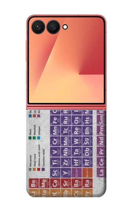 S3383 周期表 Periodic Table Samsung Galaxy Z Flip 7 バックケース、フリップケース・カバー