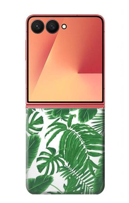 S3457 ペーパーパームモンステラ Paper Palm Monstera Samsung Galaxy Z Flip 7 バックケース、フリップケース・カバー