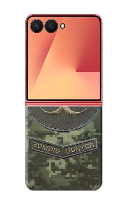 S3468 バイオハザードゾンビハンターグラフィック Biohazard Zombie Hunter Graphic Samsung Galaxy Z Flip 7 バックケース、フリップケース・カバー