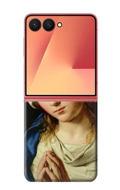 S3476 聖母マリアの祈り Virgin Mary Prayer Samsung Galaxy Z Flip 7 バックケース、フリップケース・カバー