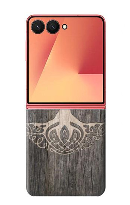 S3591 バイキングツリーオブライフシンボル Viking Tree of Life Symbol Samsung Galaxy Z Flip 7 バックケース、フリップケース・カバー