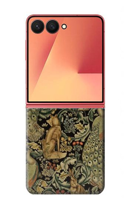 S3661 ウィリアム・モリス・フォレスト・ベルベット William Morris Forest Velvet Samsung Galaxy Z Flip 7 バックケース、フリップケース・カバー