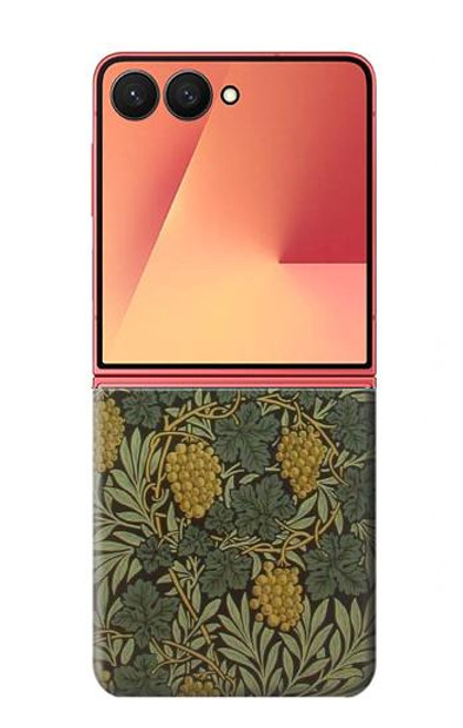 S3662 ウィリアム・モリス・ヴァイン・パターン William Morris Vine Pattern Samsung Galaxy Z Flip 7 バックケース、フリップケース・カバー