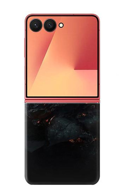 S3672 バーンドローズ Burned Rose Samsung Galaxy Z Flip 7 バックケース、フリップケース・カバー