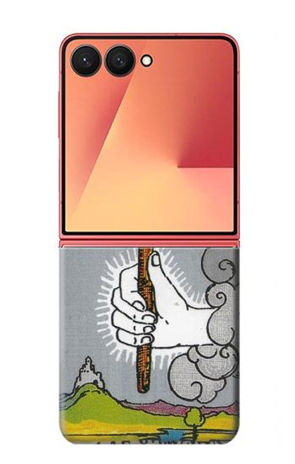 S3723 タロットカードワンドの時代 Tarot Card Age of Wands Samsung Galaxy Z Flip 7 バックケース、フリップケース・カバー