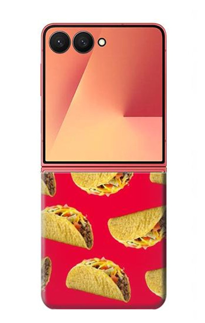 S3755 メキシコのタコスタコス Mexican Taco Tacos Samsung Galaxy Z Flip 7 バックケース、フリップケース・カバー