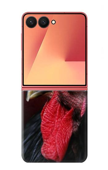 S3797 チキンオンドリ Chicken Rooster Samsung Galaxy Z Flip 7 バックケース、フリップケース・カバー
