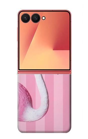 S3805 フラミンゴピンクパステル Flamingo Pink Pastel Samsung Galaxy Z Flip 7 バックケース、フリップケース・カバー