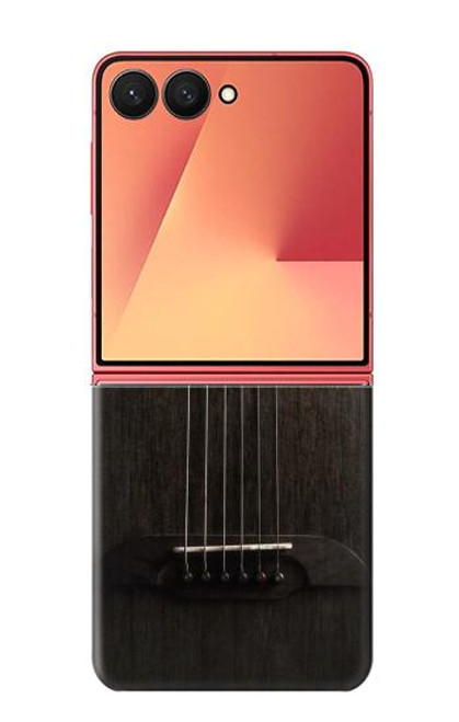 S3834 ブラックギター Old Woods Black Guitar Samsung Galaxy Z Flip 7 バックケース、フリップケース・カバー