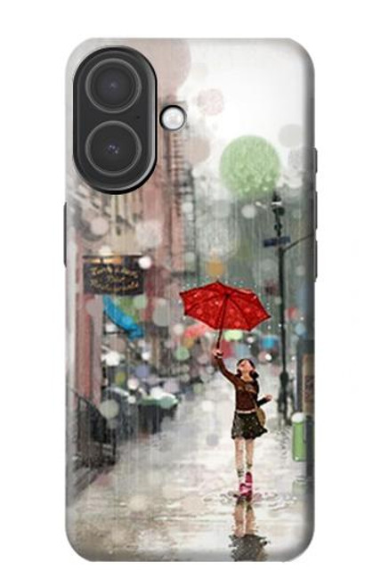 S0108 雨の中の少女 Girl in The Rain iPhone 17 バックケース、フリップケース・カバー S0108 雨の中の少女 Girl in The Rain iPhone 17 バックケース、フリップケース・カバー