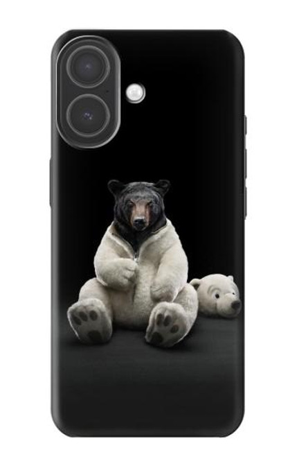 S0878 黒いくま Black Bear iPhone 17 バックケース、フリップケース・カバー S0878 黒いくま Black Bear iPhone 17 バックケース、フリップケース・カバー