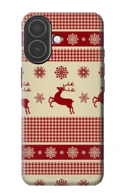 S2310 クリスマス 雪 トナカイ Christmas Snow Reindeers iPhone 17 バックケース、フリップケース・カバー