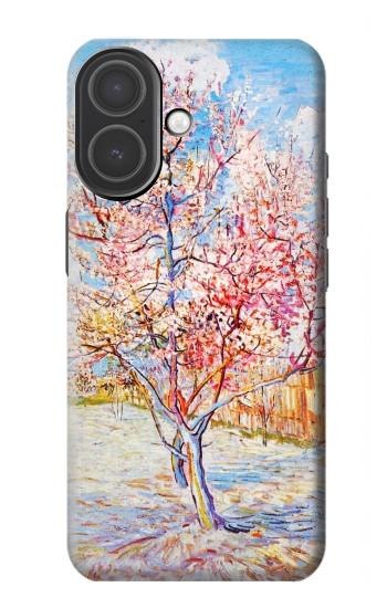 S2450 ブロッサムピンクピーチツリー フィンセント・ファン・ゴッホ Van Gogh Peach Tree Blossom iPhone 17 バックケース、フリップケース・カバー