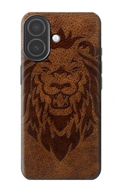 S2529 レオゾディアックタトゥーブラウングラフィック Leo Zodiac Tattoo Brown Graphic Print iPhone 17 バックケース、フリップケース・カバー