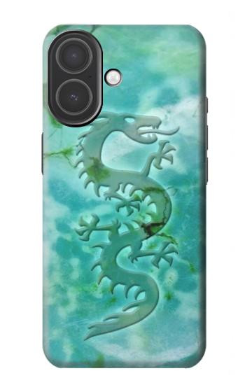 S2653 ドラゴングリーンターコイズストーングラフィックプリント Chinese Dragon Green Turquoise Stone Graphic Printed iPhone 17 バックケース、フリップケース・カバー