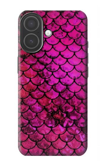 S3051 ピンク人魚のスケール Pink Mermaid Fish Scale iPhone 17 バックケース、フリップケース・カバー