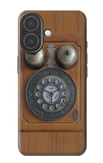 S3146 アンティークウォールレトロ電話 Antique Wall Retro Dial Phone iPhone 17 バックケース、フリップケース・カバー