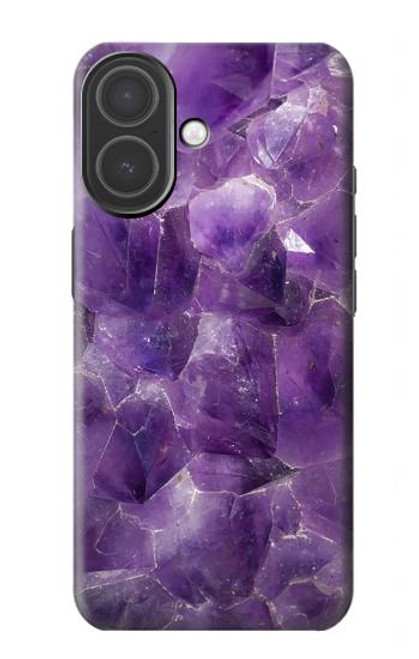 S3713 パープルクォーツアメジストグラフィックプリント Purple Quartz Amethyst Graphic Printed iPhone 17 バックケース、フリップケース・カバー S3713 パープルクォーツアメジストグラフィックプリント Purple Quartz Amethyst Graphic Printed iPhone 17 バックケース、フリップケース・カバー