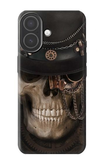 S3852 スチームパンクな頭蓋骨 Steampunk Skull iPhone 17 バックケース、フリップケース・カバー