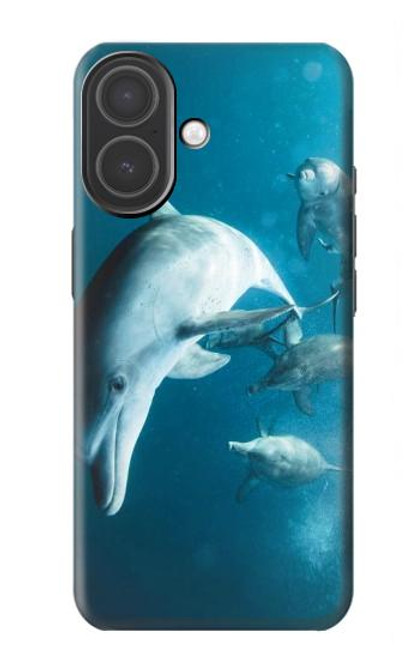S3878 イルカ Dolphin iPhone 17 バックケース、フリップケース・カバー