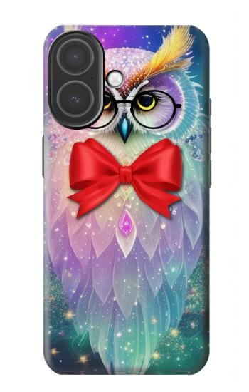 S3934 ファンタジーオタクフクロウ Fantasy Nerd Owl iPhone 17 バックケース、フリップケース・カバー