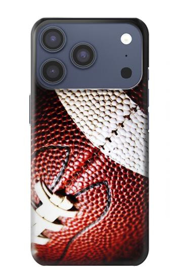 S0062 アメリカンフットボール American Football iPhone 17 Pro, 18 Pro バックケース、フリップケース・カバー