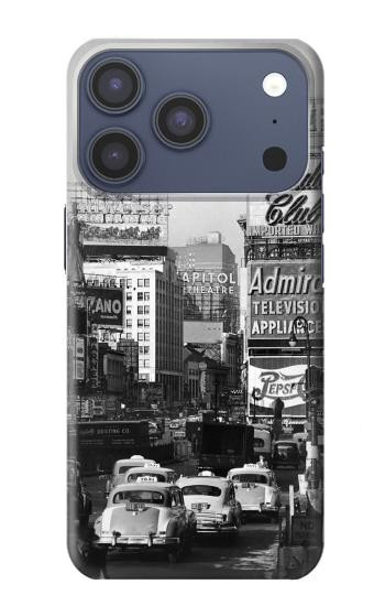 S0182 ヴィンテージ 古いニューヨーク Old New York Vintage iPhone 17 Pro, 18 Pro バックケース、フリップケース・カバー